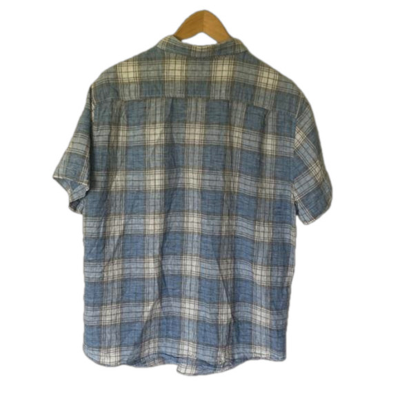 Weatherproof Linen Blend Summer Cotton Short sleeve shirt Size L - Picture 9 of 9
